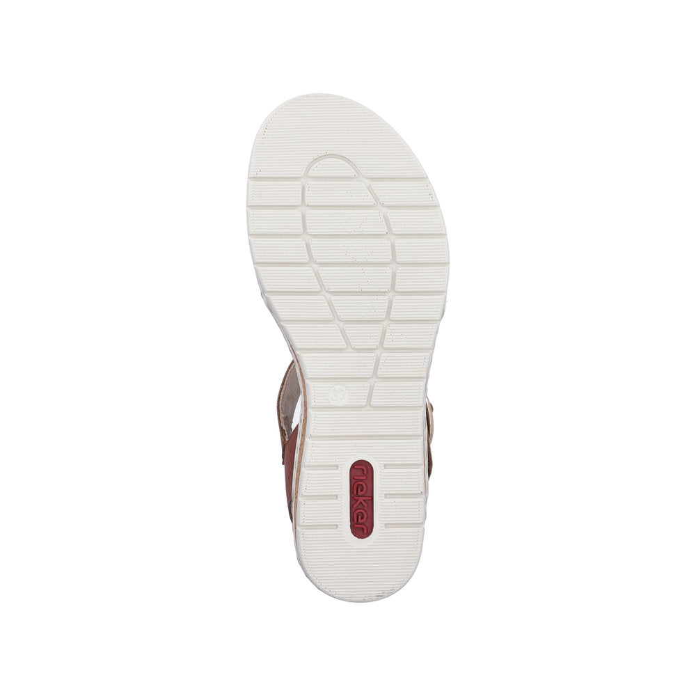 Rieker Lisa V4191-24 Brown Wide Sandals