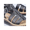 Rieker V7904-00 Black Sandals