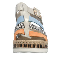 Rieker Regina V7904-90 Metallic Sandals