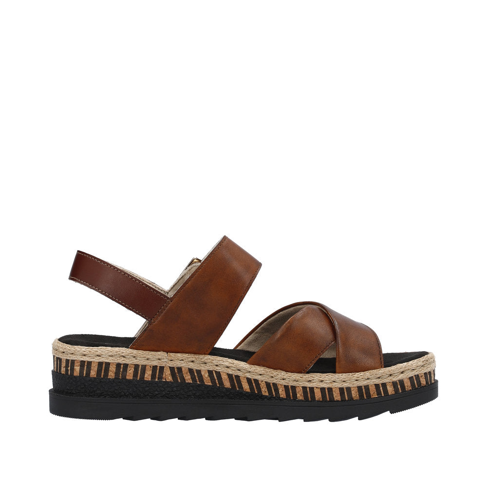 Rieker Regina V7951-24 Brown Sandals