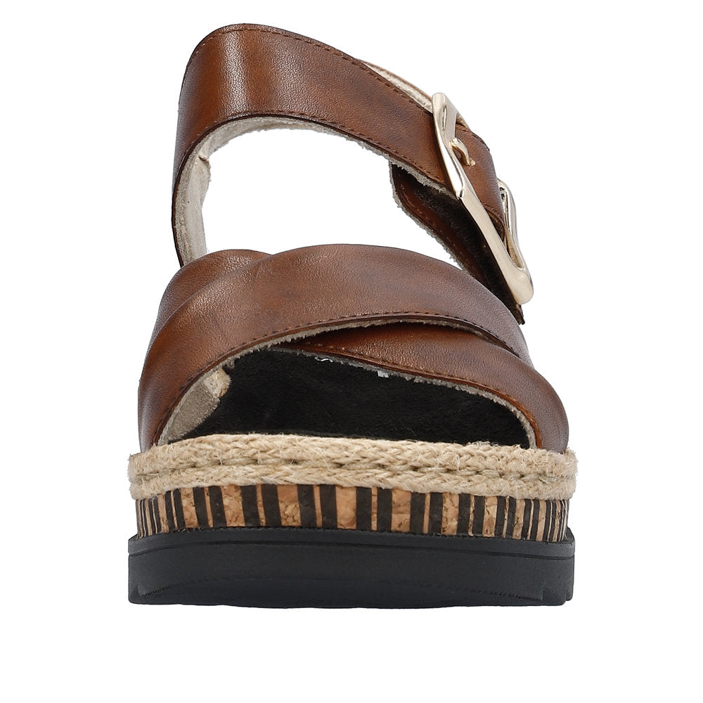 Rieker Regina V7951-24 Brown Sandals