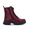 Rieker W1870-35 Womens Red Boots