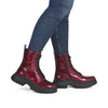 Rieker W1870-35 Womens Red Shoes