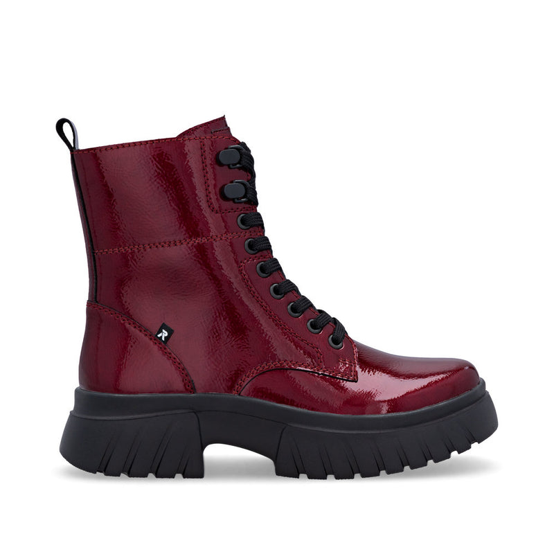 Rieker W1870-35 Womens Red Shoes