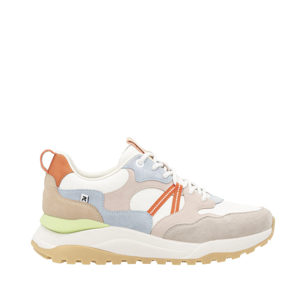 Rieker Sport W2501-82 White Combination Trainers