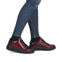 Rieker W2601-35 Womens Red Shoes
