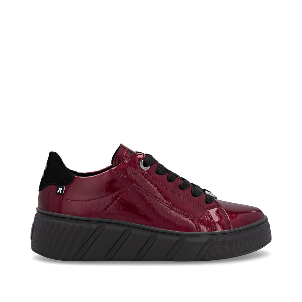 Rieker W2601-35 Womens Red Shoes