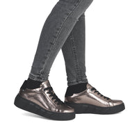 Rieker W2601-91 Womens Metallic Shoes