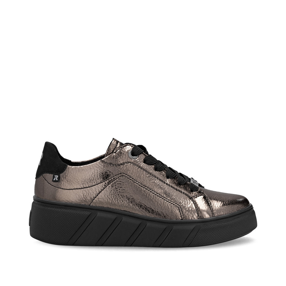 Rieker W2601-91 Womens Metallic Shoes