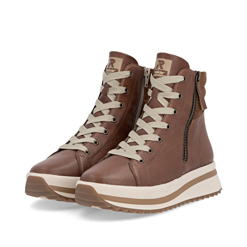 Rieker W3870-24 Womens Brown Boots