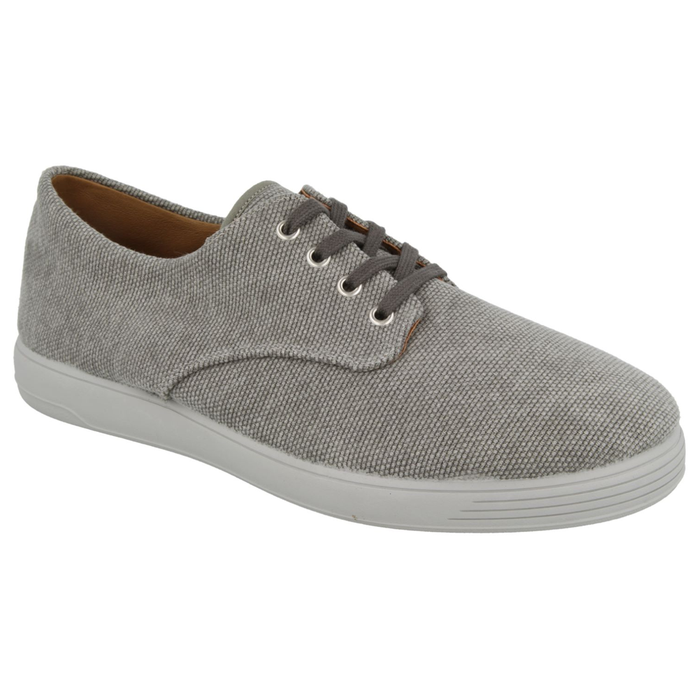 DB Shoes Washington Washed Grey Canvas Shoes 2V