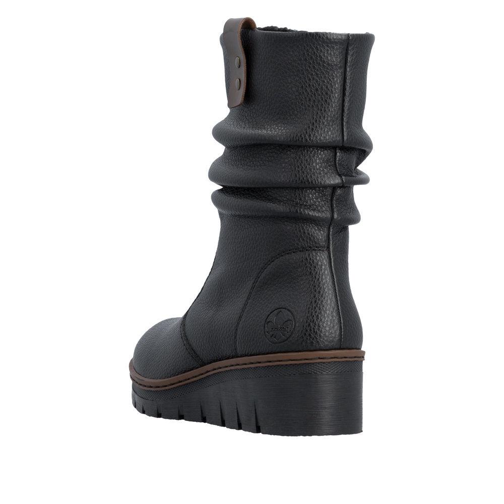 Rieker Prisca X9155-00 Black Boots