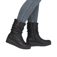 Rieker Prisca X9155-00 Black Boots