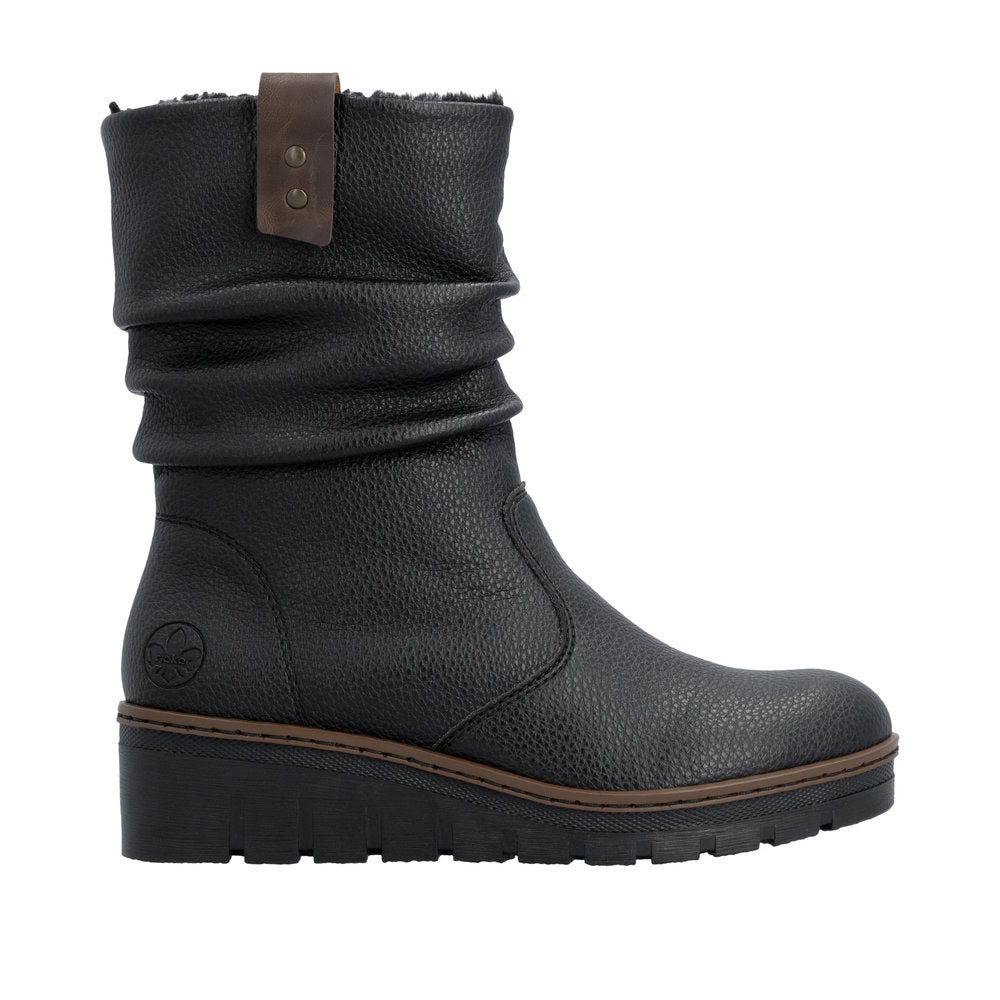 Rieker Prisca X9155-00 Black Boots