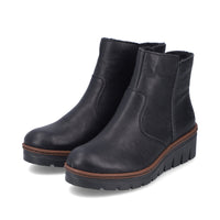 Rieker X9165-00 Womens Black Boots