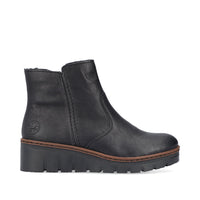 Rieker X9165-00 Womens Black Boots