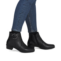 Rieker Y0797-00 Womens Black Boots