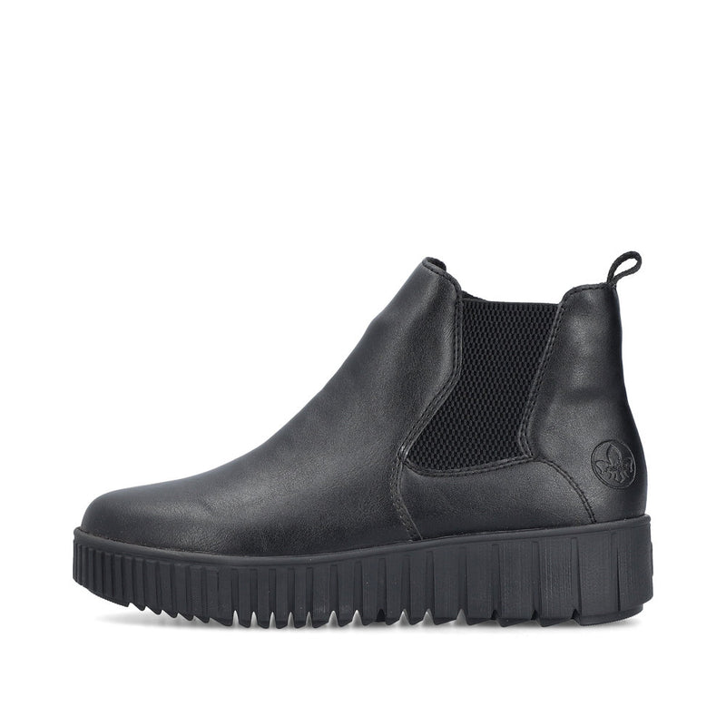Rieker Y6151-00 Womens Black Boots