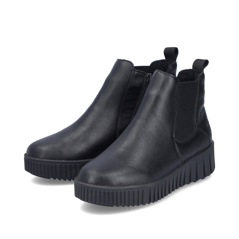 Rieker Y6151-00 Womens Black Boots