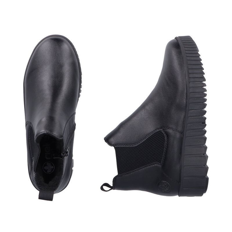 Rieker Y6151-00 Womens Black Boots