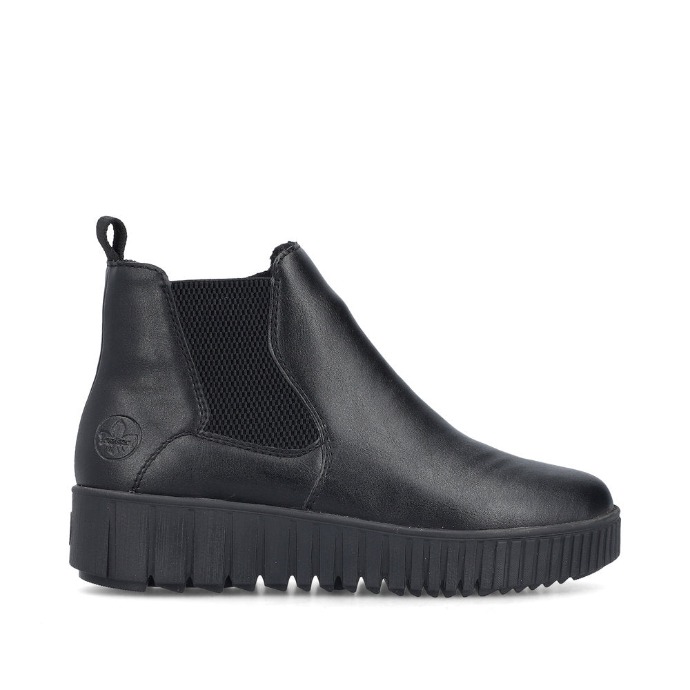 Rieker Y6151-00 Womens Black Boots