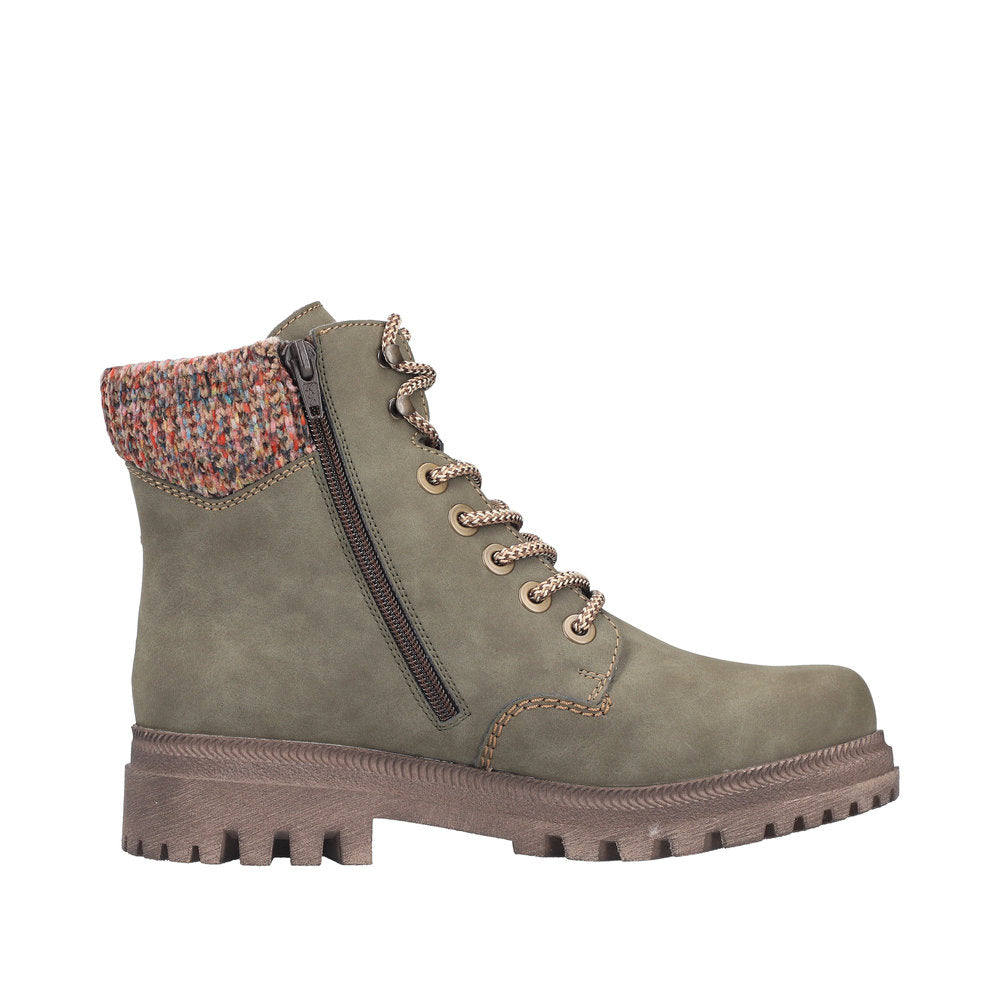 Rieker Thalia Y7621-54 Green Boots