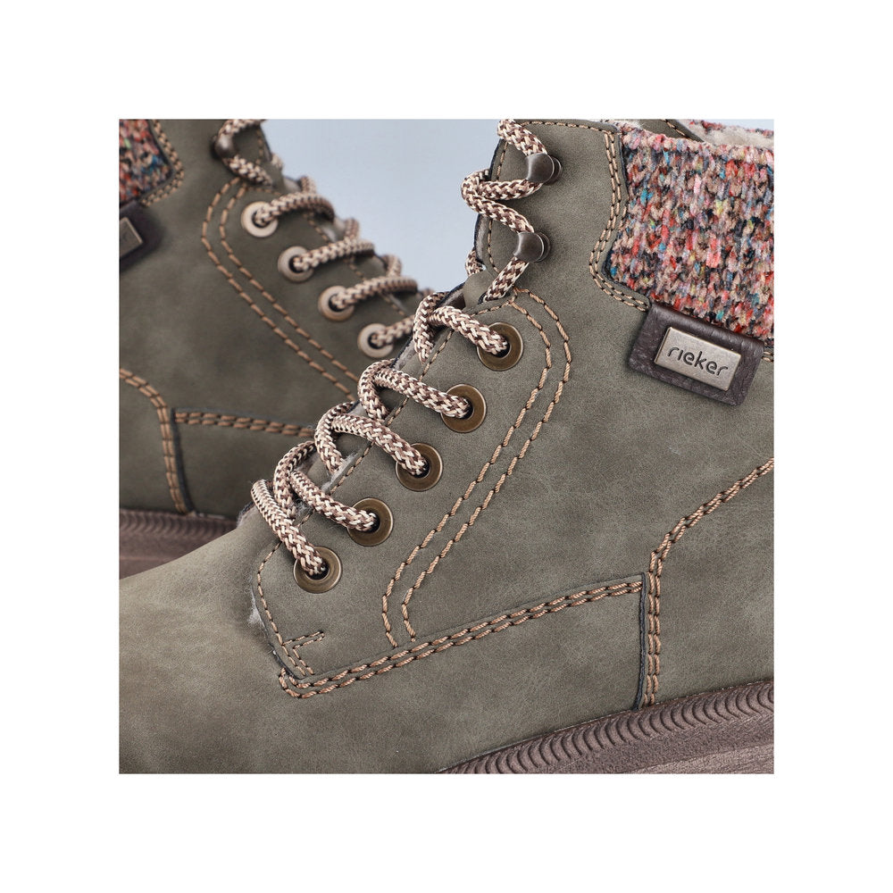 Rieker Thalia Y7621-54 Green Boots