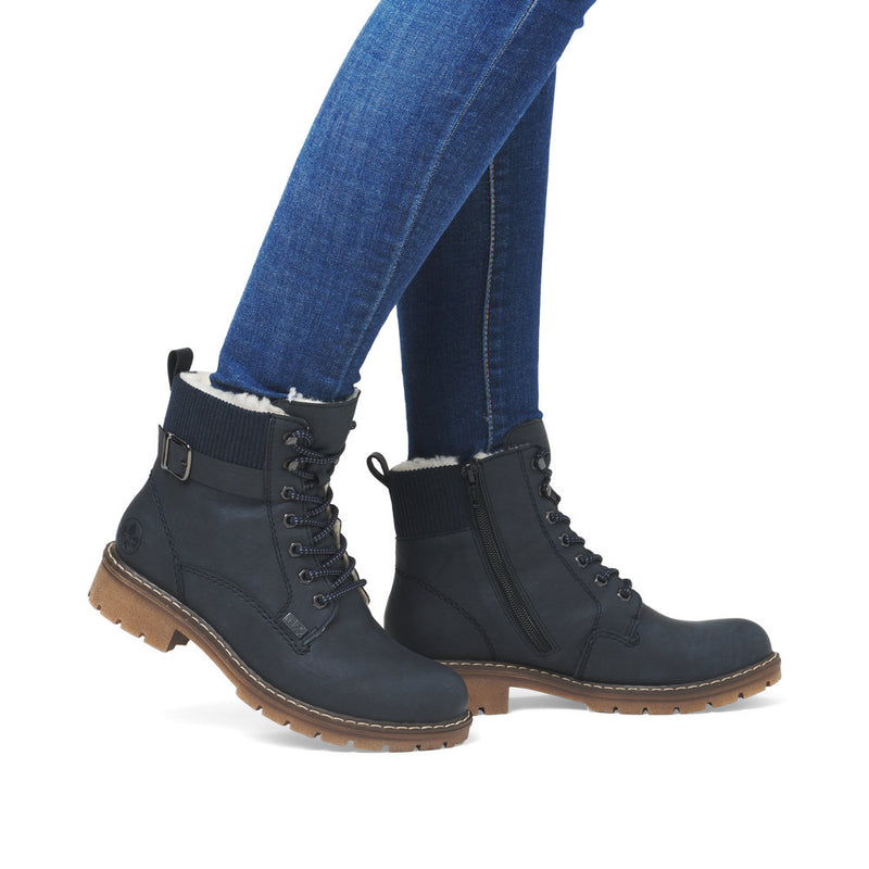 Rieker Y9102-14 Womens Blue Boots