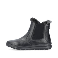 Rieker Z0061-00 Womens Black Boots