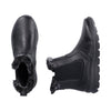 Rieker Z0061-00 Womens Black Boots