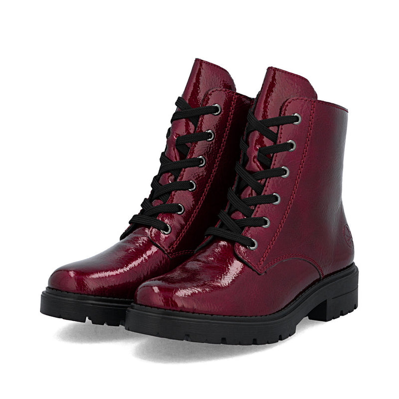Rieker Z2841-33 Womens Red Boots