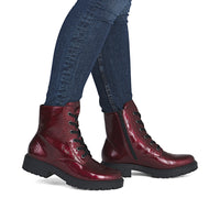 Rieker Z2841-33 Womens Red Boots