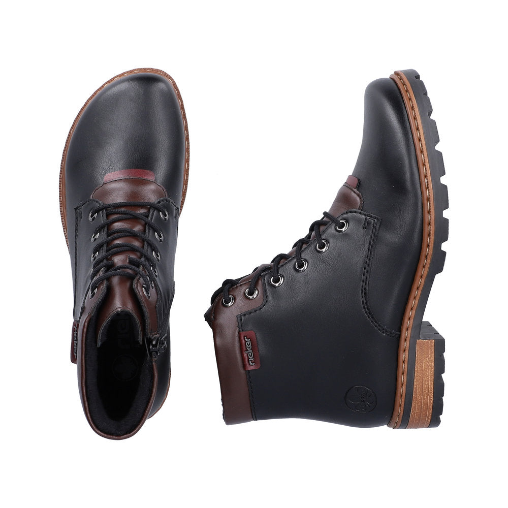 Rieker Britta Z9340-00 Black Boots